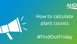 How to calculate plant counts